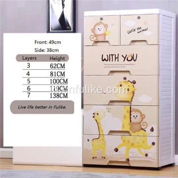 Storage Cabinet Drawers Organizer untuk Playroom